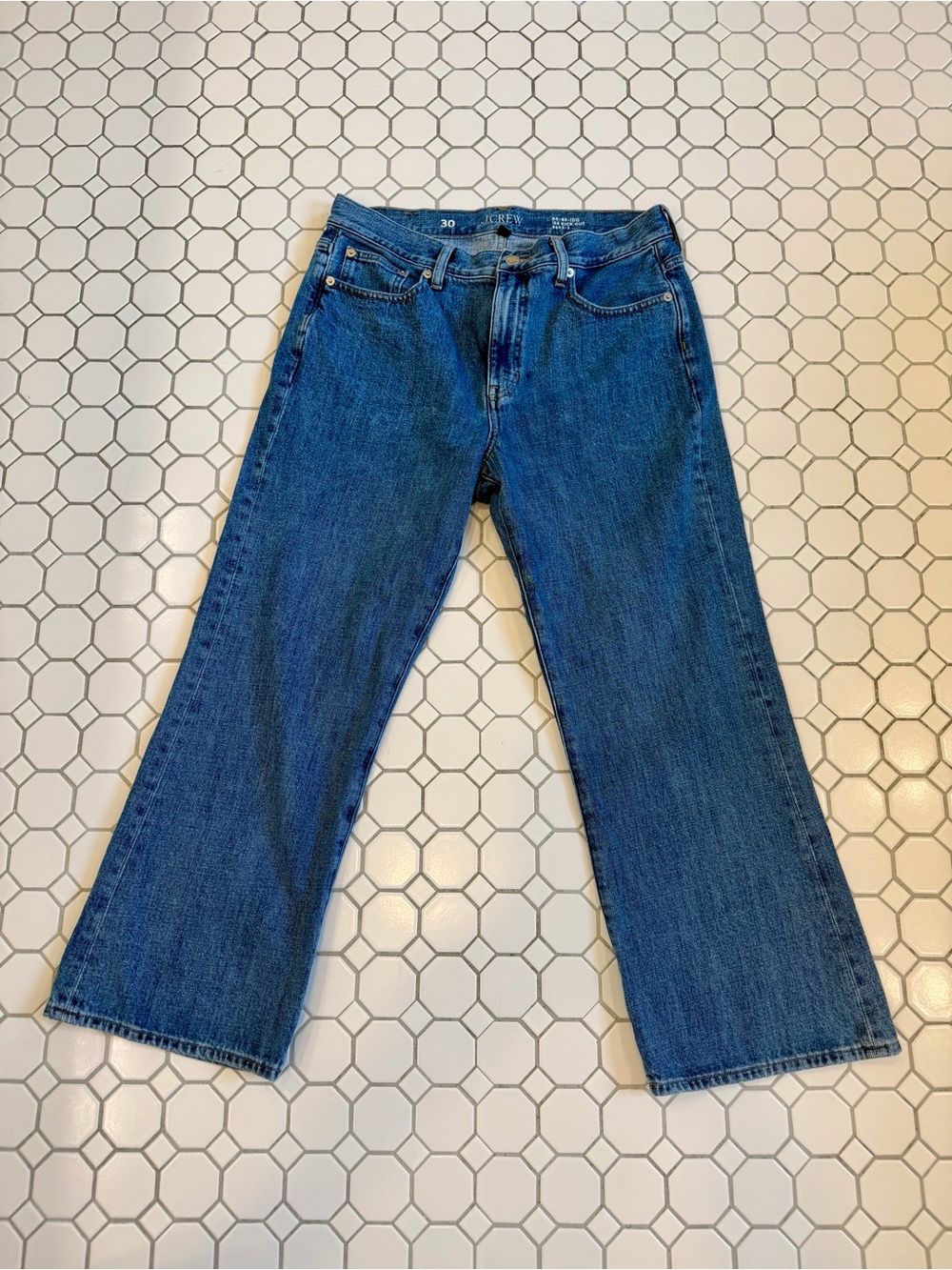 J. Crew Women's Blue Kick Out Jeans